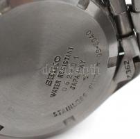 Seiko automata óra, gyári dobozában, dátumkijelzővel, jó állapotú, működik. d: 35mm