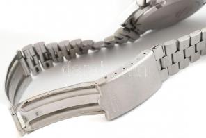 Seiko automata óra, gyári dobozában, dátumkijelzővel, jó állapotú, működik. d: 35mm