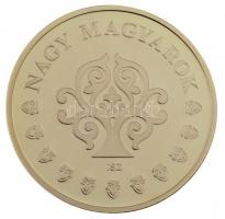 ifj. Szlávics László (1959-) 2011. "Nagy Magyarok / Árpád fejdelem" aranyozott Cu emlékére...