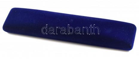 Doxa női mechanikus karóra, új bőrszíjjal, kék plüss dobozban, működik, d: 2,5 cm