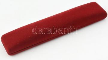 Doxa női mechanikus karóra, új bőrszíjjal, piros plüss dobozban, működik, d: 2,5 cm