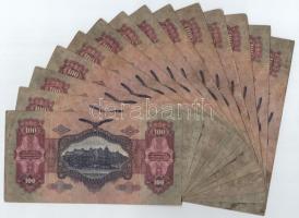 1930. 100P (14x) közte csillagos sorszámú is T:III,III- 
Adamo P17