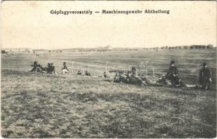 1915 Gépfegyverosztály / Maschinengewehr-Abteilung / WWI Austro-Hungarian K.u.K. military, machine gun department (fl)
