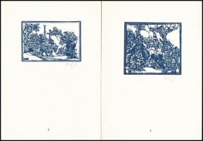 König Róbert (1951-2014): Cornwalltól Edinburghig 1987. Grafikai epigrammák. Bp., 1987, Kisgrafika B...