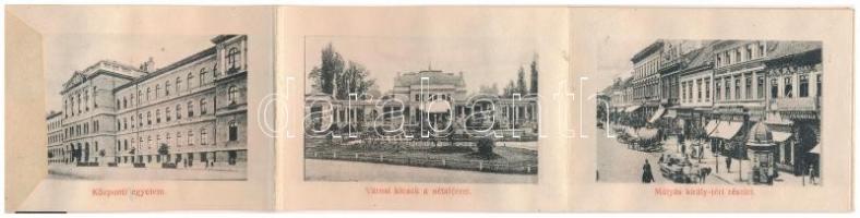 1912 Kolozsvár, Cluj; Nemzeti színház. leporellólap / National Theatre. leporellocard (b)