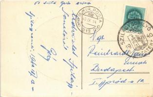 1940 Szilágysomlyó, Simleu Silvaniei; Főgimnázium / grammar school + "1940 Szilágysomlyó vissza...