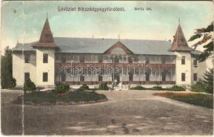 1911 Bikszád-fürdő, Baile Bixad; Berta lak. Divald Károly Fia kiadása / villa (fa)
