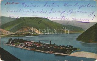 1913 Ada Kaleh, Török sziget Orsova alatt / Turkish island (EB)