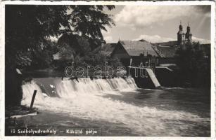 1942 Székelyudvarhely, Odorheiu Secuiesc; Küküllő gátja / dam (fa)