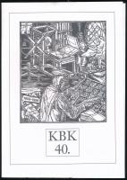 KBK 40. Bp., é.n., Kisgrafika Barátok köre. 11 db metszet, papír. Minden egyes lap jelzett. Kiadói papírmappában. Megjelent 110 db számozott példányban, ez a 16. példány. Lapméret: 21x15 cm. Komplett, hiánytalan!