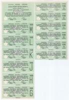 Újpest 1946 "Egyesült Izzólámpa és Villamossági Részvénytársaság" 100 részvénye összesen 1...