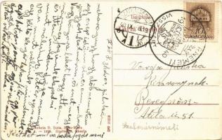 Szatmárnémeti, Satu Mare; Liceul M. Eminescu / gimnázium / grammar school + "1940 Szatmárnémeti...