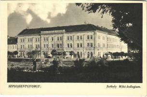 Sepsiszentgyörgy, Sfantu Gheorghe; Székely Mikó kollégium, gyógyszertár / Calvinist boarding school, pharmacy (non PC) (vágott / cut)