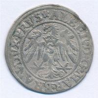 Német Államok / Porosz Hercegség 1534. 1Gr Ag "Brandenburgi Albert" (1,84g) T:2- 
German ...