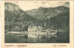 1937 Tusnádfürdő, Baile Tusnad; Plaja / Strandfürdő. Andrásofszky bazár kiadása / spa, bath, beach (fl)