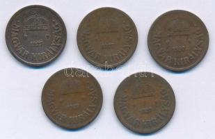 1927. 2f Br (5x) T:2,2- Adamo P2