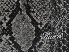 Karen kígyóbőr mintás műbőr női táska, új állapotban, 28x22 cm