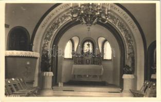 1930 Zamárdi, Balaton-Zamárdi; templom, belső. photo