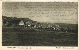 1932 Balatonfűzfő, kilátás a templomromtól (EK)