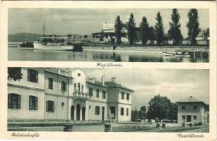 1941 Balatonboglár, Hajóállomás, vasútállomás (EK)