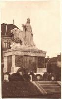 1928 Nagykőrös, Hősök szobra, emlékmű. Szmrecsányi M. photo