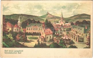 1906 Balf-fürdő (Sopron), kénes gyógyfürdő, szálloda. Petőfi könyvnyomdai műintézet kiadása (r)