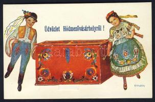 Hódmezővásárhely leporellóval s: Bernáth