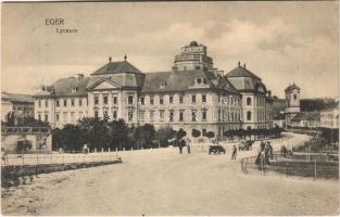 1917 Eger, Líceum. Károly Károly kiadása (EK)