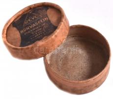BEVE Bőrvaselin papírdoboz, foltos, d: 6,5 cm