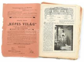 1870-1872 Képes Világ 4 száma: V. évf. 14. és 18. füzet, szerk.: Vértesy Arnold + VII. évf. 1. és 4....