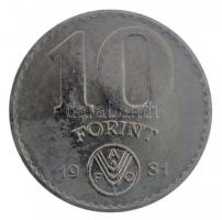 1981. 10Ft Ni FAO lezárt fóliatokban T:1 patina Adamo EM63