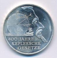 Németország 2009F 10E Ag Kepler törvényeinek 400. évfordulója T:1- kis patina Germany 2009F 10 Euro Ag Keplers laws - 400th Anniversary C:AU small patina Krause KM#280