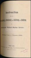 1892 Instruction über die Verrechnung, Abrechnung, und Saldirung der Gebühren im inländischen Wechse...