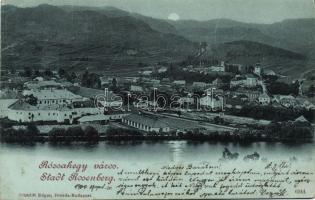 Rózsahegy with synagogue Litho (EK)