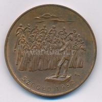 Borsos Miklós (1906-1990) 1982. "MÉE Szeged - Kodály Zoltán 1882-1967" Br emlékérem (42,5m...