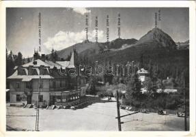 Tátra, Magas-Tátra, Vysoké Tatry; Strbské pleso / Csorba-tó / lake, mountain peaks (EK)