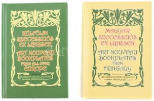 Horváth, Hilda: Külföldi szecessziós ex librisek. Art nouveau bookplates from all over Europe. Szerk.: Ch. J. Blase. Ford.: Charles Kiddle. Bp.-Békéscsaba,2016, Cellmed Invest Bt.-HMBBSI. Angol és magyar nyelven. Kiadói kartonált papírkötésben. Számozott (300/284.) példány. +  Horváth, Hilda: Magyar szecessziós ex librisek. Art nouveau bookplates from Hungary. Szerk.: Ch. J. Blase. Ford.: Charles Kiddle. Bp.-Békéscsaba,2016, Cellmed Invest Bt.-HMBBSI. Angol és magyar nyelven. Kiadói kartonált papírkötésben. Számozott (300/253.) példány.