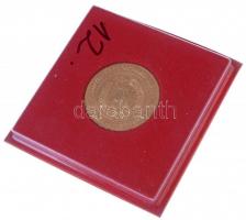 NDK 1971. "2. Numizmatikai Ülés - Drezda, 1971 november" aranyozott Br emlékérem dísztokba...