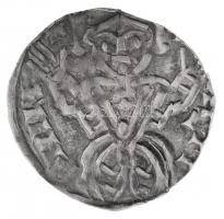 1063-1074. Denár Ag Salamon (0,47g) T:2 repedés / Hungary 1063-1074. Denar Ag Solomon (0,47g) C:XF crack  Huszár: 14., Unger I.: 8.