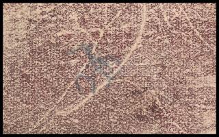 Szász Endre (1926-2003), kétoldalas mű: Kutya. Golyóstoll, papír. Jelzett. Hátoldala: Női arckép. Mo...