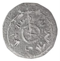 1077-1095. Denár Ag "I. László" (0,65g) T:2,2- / Hungary 1077-1095. Denar Ag "Ladisla...