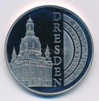 Németország ~2000. Drezda, Frauenkirche kétoldalas fém emlékérem (40mm) T:PP Germany ~2000. Dresden, Frauenkirche two-sided metal medallion (40mm) C:PP