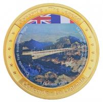 DN "Concorde" aranyozott multicolor emlékérem (40mm) T:PP ND "Concorde" gilt multicolor medallion (40mm) C:PP
