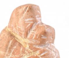 Nagy Sándor (1923-2017): Anya gyermekével. Márvány, jelzés nélkül. 15x5x6,5 cm. Körmendi Galéria ate...