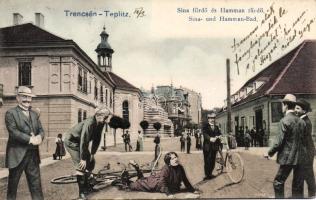 Trencsénteplic with synagogue