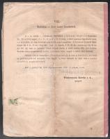 1867 A pozsonyi kir. kath. főgymnasium értesítvénye az 1866/7. évről