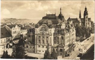 Kassa, Kosice; Národné divadlo, Dóm, Lekáren / Nemzeti színház, székesegyház, gyógyszertár / theatre, cathedral, pharmacy (EK)