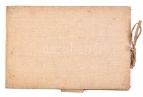 Várday Szilárd - Renaissance Rajzminták rajzkönyvben, 3 db színes akvarell virágokról és 1 db "...