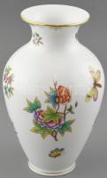 Herendi Viktória mintás váza, kézzel festett, jelzett, hibátlan, m: 23 cm