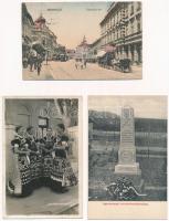 25 db főleg RÉGI történelmi magyar város képeslap vegyes minőségben / 25 mostly pre-1945 historical ...